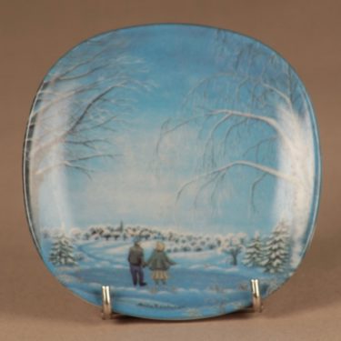 Arabia seinätaulu, Talvitunnelmia, suunnittelija Anita Rantanen-Siemers, Talvitunnelmia