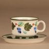 Arabia Palermo coffee cup and plates(2), hand-painted designer Dorrit von Fieandt 2
