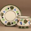 Arabia Palermo coffee cup and plates(2), hand-painted designer Dorrit von Fieandt 3