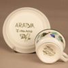 Arabia Palermo coffee cup and plates(2), hand-painted designer Dorrit von Fieandt 4