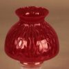 Riihimäen lasi Apollo kynttilälyhty, kirkas, punainen, suunnittelija Nanny Still,  kuva 2