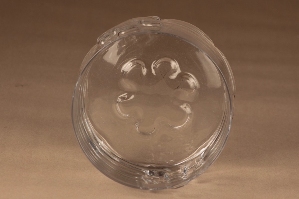 Riihimäen lasi Kasper kulho, kirkas, suunnittelija Erkkitapio Siiroinen, kuva 2