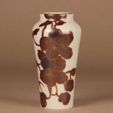 Arabia vase, hand-painted designer There Öberg