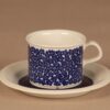 Arabia Faenza Blue flower coffee cup and plates(2) designer  Inkeri Seppälä 2