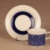 Arabia Faenza Blue flower coffee cup and plates(2) designer  Inkeri Seppälä 3