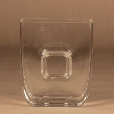 Iittala Saana maljakko, kirkas, suunnittelija Valto Kokko,