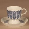 Arabia Rukinlapa coffee cup, blue  6 pcs designer  Raija Uosikkinen 2