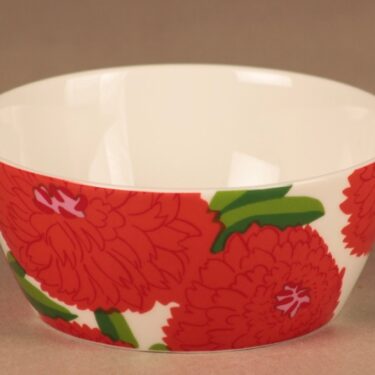 Iittala Primavera bowl, red designer Maija Isola
