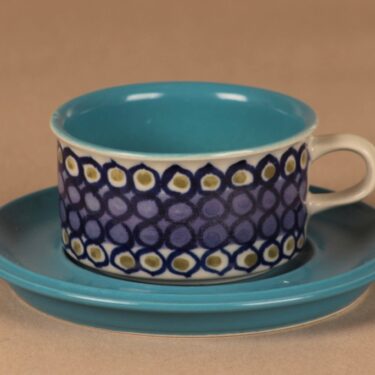 Arabia S tea cup, hand-painted designer Hilkka-Liisa Ahola