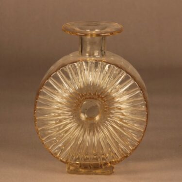 Riihimäen lasi Aurinkopullo decorative bottle, size ¾ designer Helena Tynell