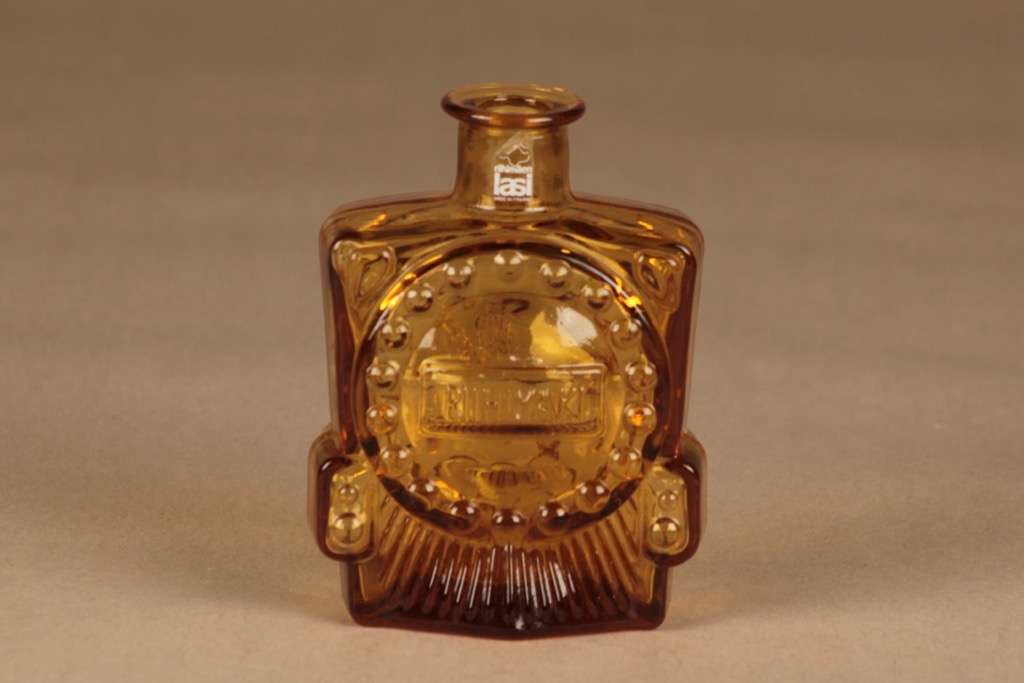 riihimaen lasi veturipullo ＊ フラワーベース 緑