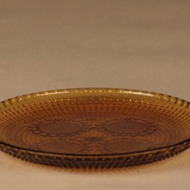 Riihimäen lasi Grapponia lautanen, 22 cm, suunnittelija Nanny Still, 22 cm