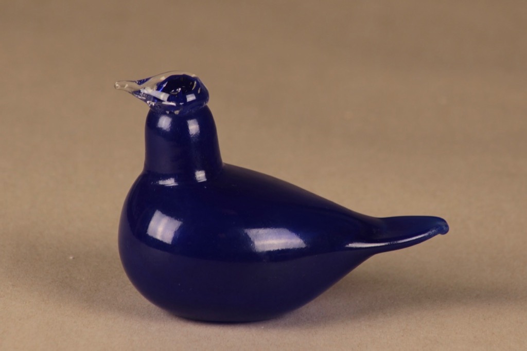 Nuutajärvi bird Little tern, blue, Oiva Toikka - Laatutavara.com