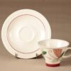 Arabia Harlekin Karneval coffee cup and plates(2) designer Inkeri Leivo 3