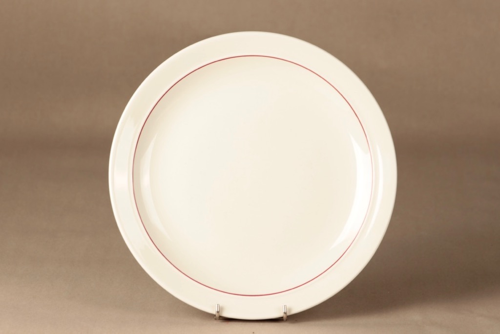 Arabia Harlekin Karneval lautanen, 26 cm, suunnittelija Inkeri Leivo, 26 cm, viivakoriste kuva 2