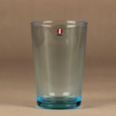 Iittala Kartio lasi, vedensininen, suunnittelija Kaj Franck,