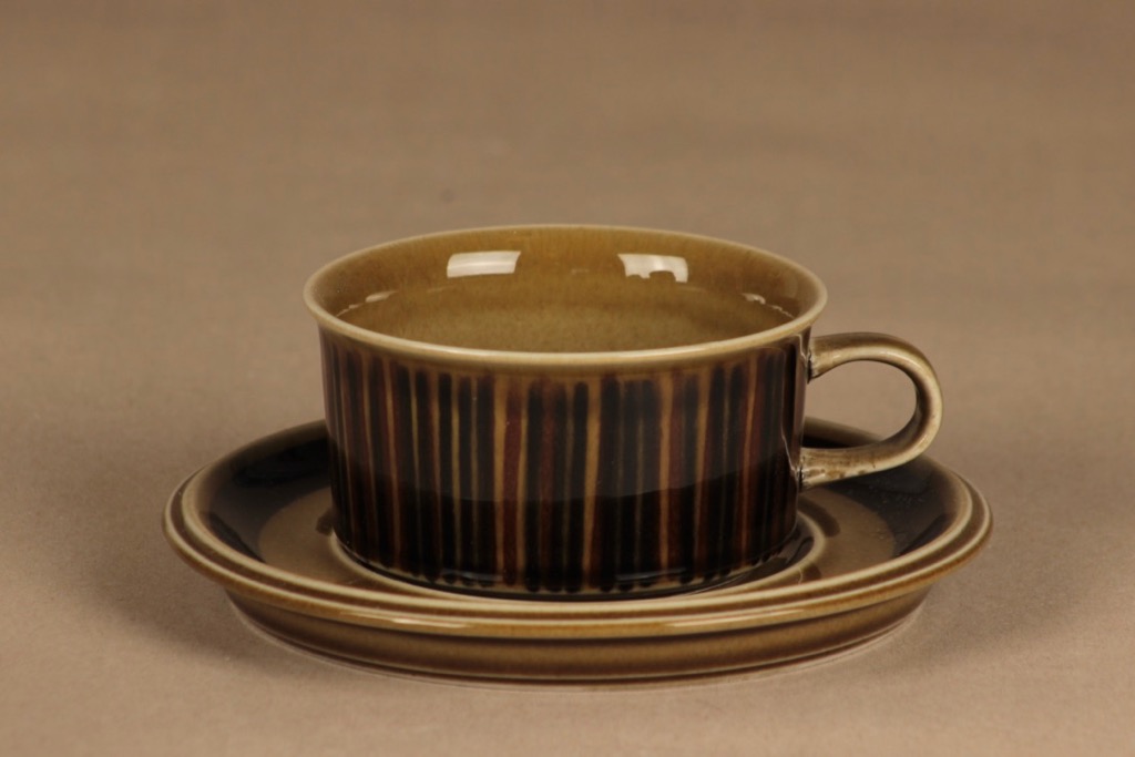 Arabia Kosmos teekuppi, puhalluskoriste, 6 kpl, suunnittelija Gunvor Olin-Grönqvist, puhalluskoriste, puhalluskoriste kuva 2