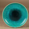 Arabia art ceramics bowl, turquoise designer Friedl Holzer-Kjellberg 2