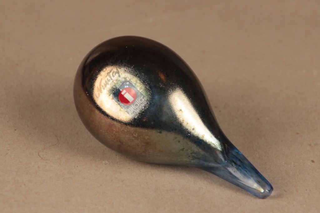 Nuutajärvi Lintu Hippiäinen sinertävä suunnittelija Oiva Toikka 5