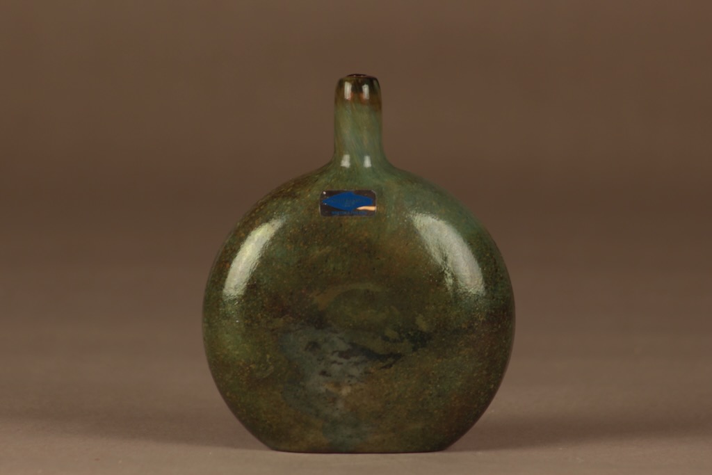 Nuutajärvi Mansikkapaikka koristepullo suunnittelija Oiva Toikka