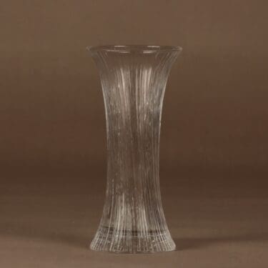 Iittala Viiru vase, clear designer TAPIO WIRKKALA
