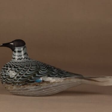 Nuutajärvi lintu , Kihu, suunnittelija Oiva Toikka, Räyskä, signeerattu, numeroitu