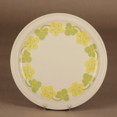 Arabia Sanna lautanen, 23.5 cm, suunnittelija Inkeri Seppälä, 23.5 cm, serikuva, retro