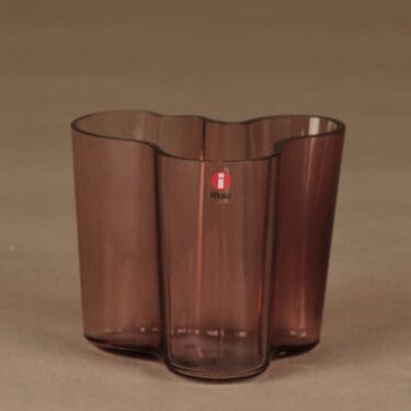 Iittala Aalto-Collections maljakko, 95 mm, suunnittelija Alvar Aalto, 95 mm, signeerattu
