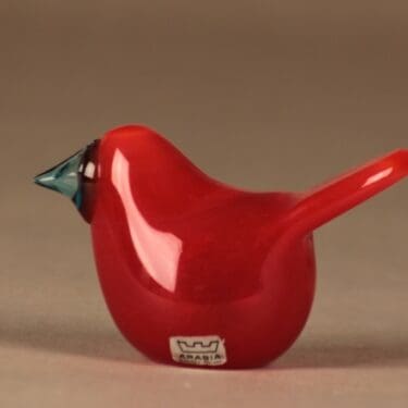 Nuutajärvi lintu , Sieppo, suunnittelija Oiva Toikka, Sieppo, signeerattu