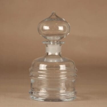 Riihimäen lasi Sulttaani karahvi kirkas suunnittelija Nanny Still