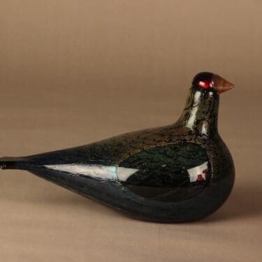 Nuutajärvi lintu , Metso, suunnittelija Oiva Toikka, Metso, signeerattu