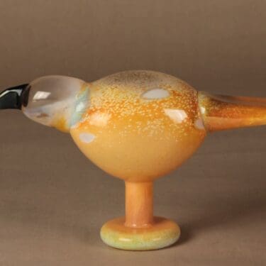 Nuutajärvi lintu , Ruskosuohaukka, suunnittelija Oiva Toikka, Ruskosuohaukka, signeerattu