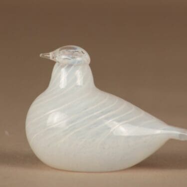 Nuutajärvi lintu , Riekon poikanen, suunnittelija Oiva Toikka, Riekon poikanen, signeerattu