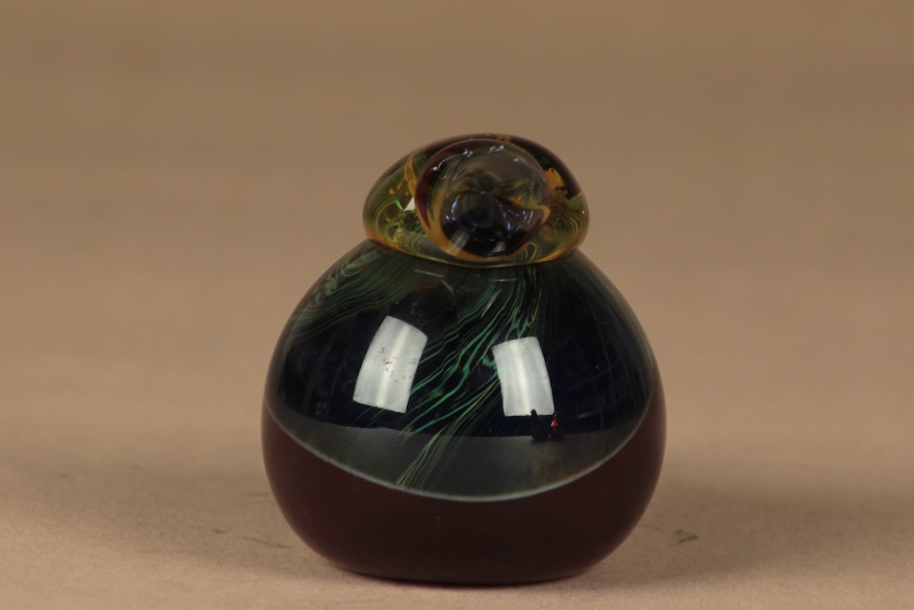 Nuutajärvi lintu , Kuningatarkalastaja, suunnittelija Oiva Toikka, Kuningatarkalastaja, signeerattu kuva 4