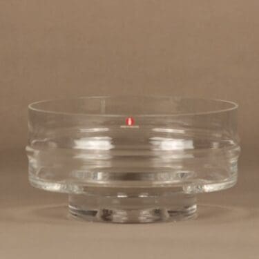 Iittala Pisaranrengas malja, kirkas, suunnittelija Timo Sarpaneva,