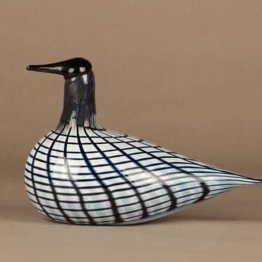 Nuutajärvi lintu , Pikku-Kuikka, suunnittelija Oiva Toikka, Pikku-Kuikka, signeerattu