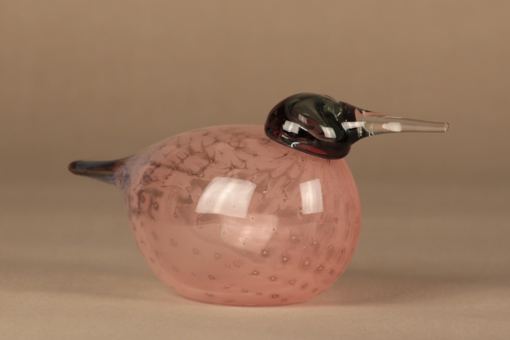 Nuutajärvi lintu , Helmikana, suunnittelija Oiva Toikka, Helmikana, signeerattu kuva 3