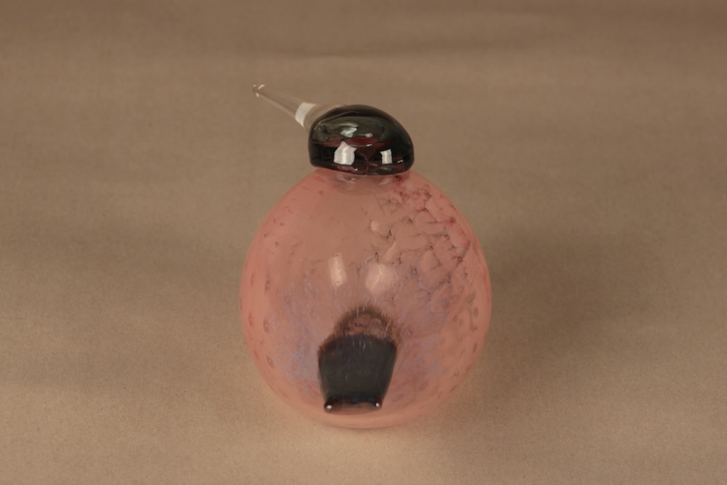 Nuutajärvi lintu , Helmikana, suunnittelija Oiva Toikka, Helmikana, signeerattu kuva 4