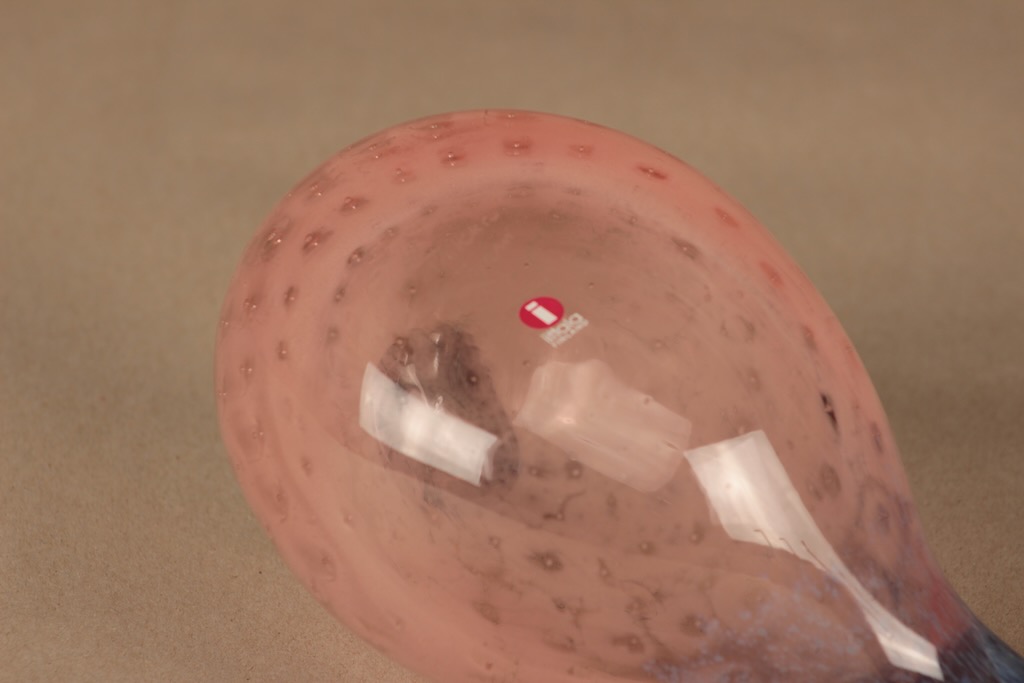 Nuutajärvi lintu , Helmikana, suunnittelija Oiva Toikka, Helmikana, signeerattu kuva 5