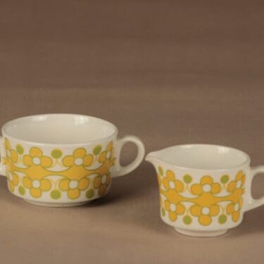 Arabia Anna sokerikko ja kermakko suunnittelija tuntematon