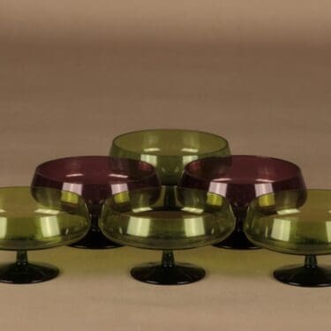 Kumela dessert bowl with feet, 6 pcs designer Sirkku Kumela-Lehtonen