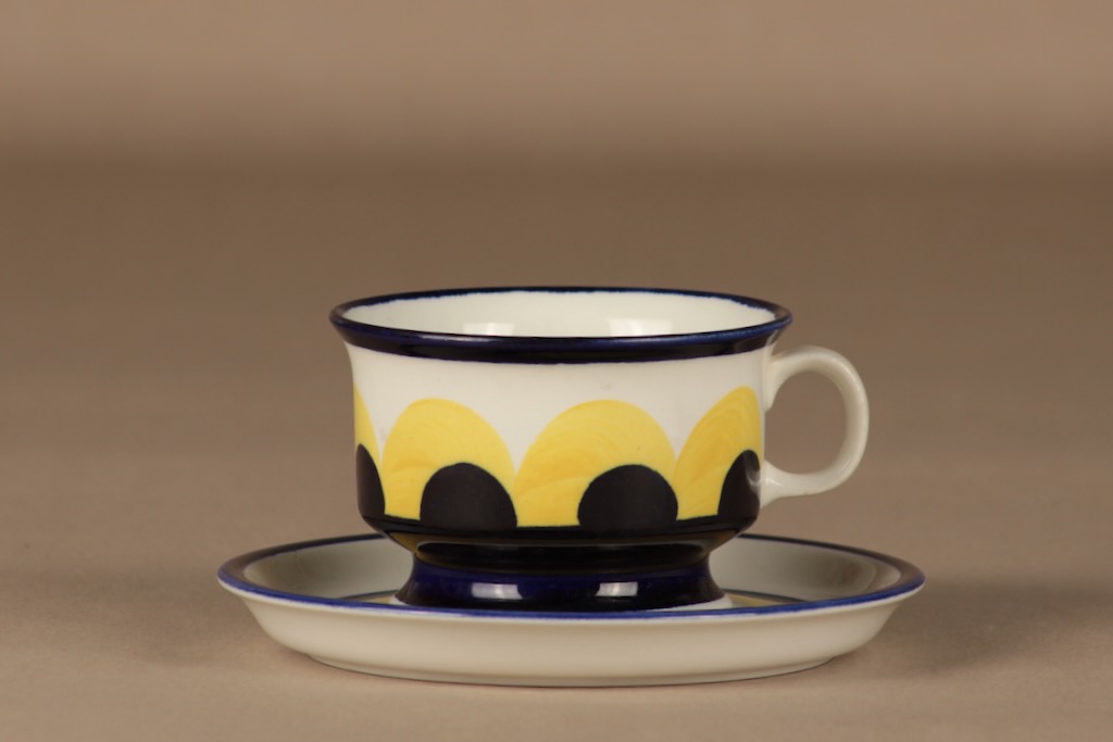 Arabia Paju tea cup, hand-painted, Anja Jaatinen-Winquist