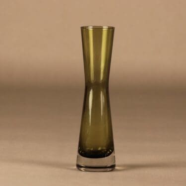 Riihimäen lasi 1318 vase, green designer