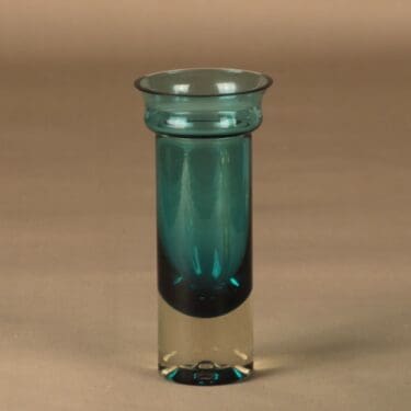 Riihimäen lasi Rondo vase, signed designer Nanny Still