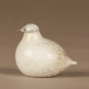 Nuutajärvi lintu , Kiiruna, suunnittelija Oiva Toikka, Kiiruna, signeerattu