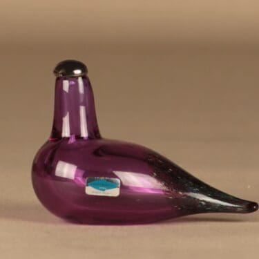 Nuutajärvi lintu , Suosorsa, suunnittelija Oiva Toikka, Suosorsa, signeerattu