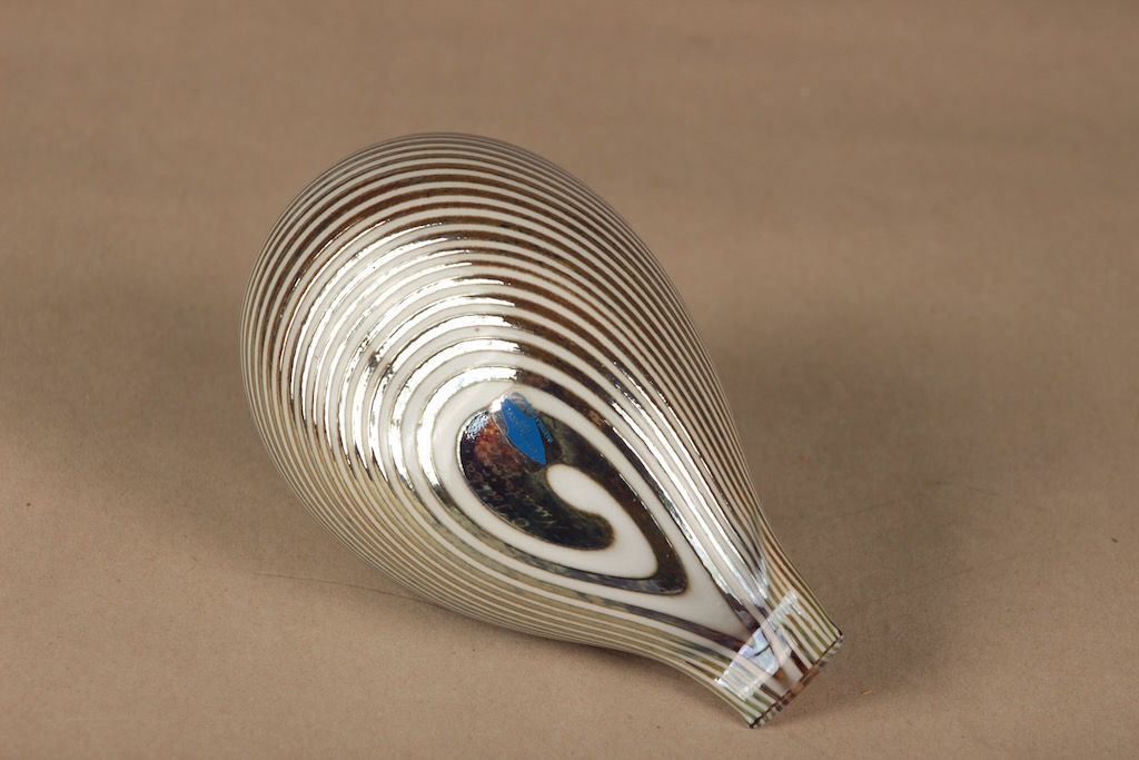 Nuutajärvi lintu , Alli, suunnittelija Oiva Toikka, Alli, signeerattu kuva 5