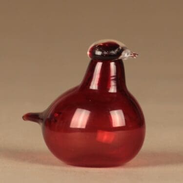 Iittala lintu , Tirri, suunnittelija Oiva Toikka, Tirri, signeerattu kuva 2