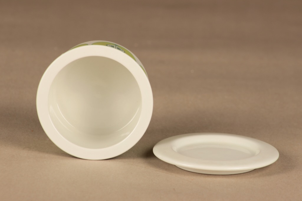 Arabia Pomona Omena FA 2, vihreä, valkoinen, suunnittelija Raija Uosikkinen, omena kuva 2