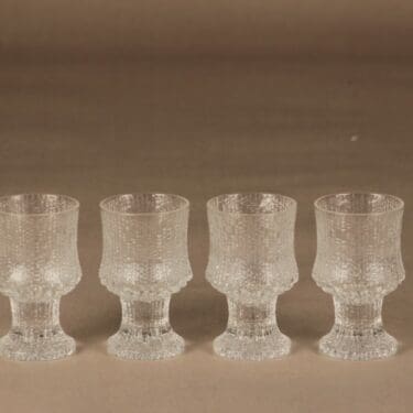 Iittala Ultima Thule glass 10 cl, 4 pcs designer Tapio Wirkkala
